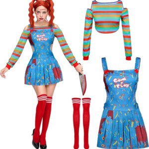 HALLOWEEN - Women Halloween Killer Doll Costume SIZE: SMALL