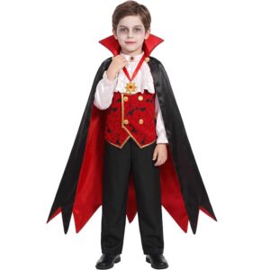 HALLOWEEN - Kids Scary Red Vampire Costume
