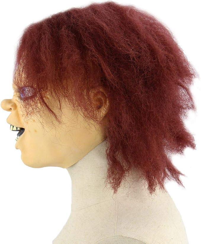 HALLOWEEN MASK - Child's Play Chucky Costume Latex Mask - Image 4
