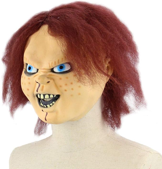 HALLOWEEN MASK - Child's Play Chucky Costume Latex Mask - Image 3