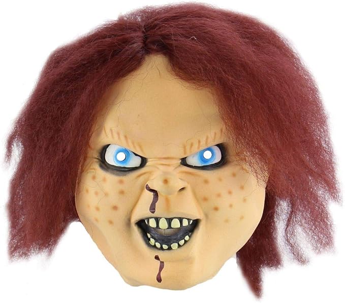 HALLOWEEN MASK - Child's Play Chucky Costume Latex Mask - Image 2